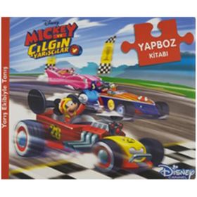 Disney Mickey ve Çılgın Yarışçılar - Yapboz Kitabı - Kolektif