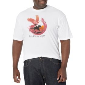 Disney Mulan Believe White Erkek T-shirt