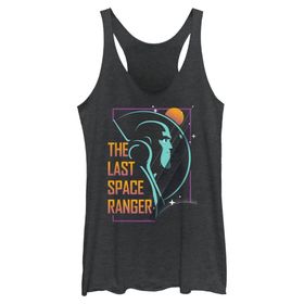 Disney Pixar Lightyear Poster Racerback Black Heather Kadın Atlet