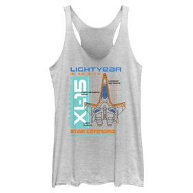 Disney Pixar Lightyear Star Comm Askılı White Heather Kadın Atlet