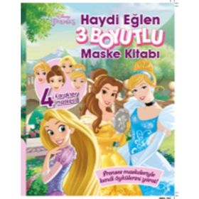 Disney Prenses 3 Boyutlu Maske Kitabı - Haydi Eğlen - kollektif