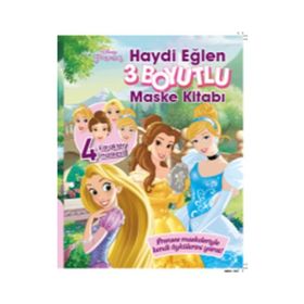 Disney Prenses 3 Boyutlu Maske Kitabı - Haydi Eğlen - kollektif