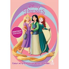 Disney Prenses - Cesur ve İyi Çıkartmalı Boyama Kitabı - Doğan Çocuk