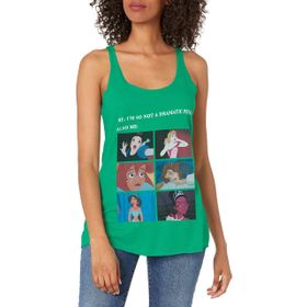 Disney Prenses Drama Tri-Blend Racerback Katmanlı Envy Green Kadın Atlet