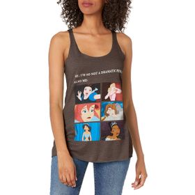 Disney Prenses Drama Tri-Blend Racerback Katmanlı Heather Macchiato Brown Kadın Atlet