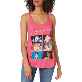 Disney Prenses Drama Tri-Blend Racerback Katmanlı Pink Heather Kadın Atlet