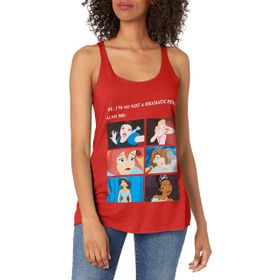 Disney Prenses Drama Tri-Blend Racerback Katmanlı Red Heather Kadın Atlet