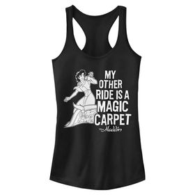 Disney Princess Other Ride Slim Fit Açık Yuvarlak Etek Askılı Black Kadın Atlet