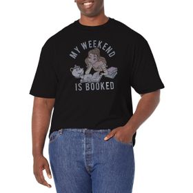 Disney Princesses Booked Black Erkek T-shirt