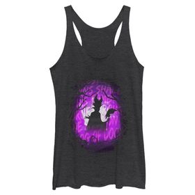 Disney Princesses Looming Doom Askılı Black Heather Kadın Atlet