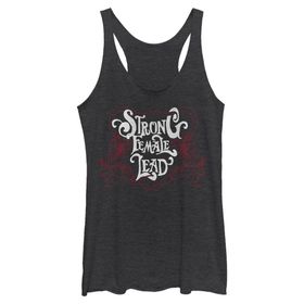 Disney Princesses Strong Racerback Black Heather Kadın Atlet
