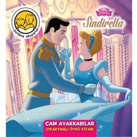 Disney Sindirella - Cam Ayakkabılar Çıkartmalı Öykü Kitabı - kollektif