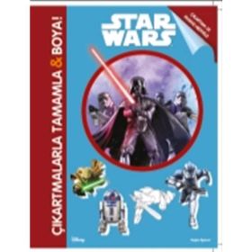 Disney Star Wars - Çıkartmalarla Tamamla ve Boya - kollektif