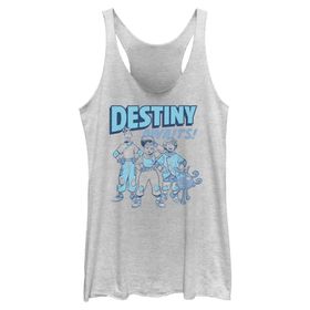 Disney Strange World Destiny Awaits Hızlı Moda Racerback White Heather Kadın Atlet