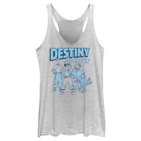 Disney Strange World Destiny Awaits Hızlı Moda Racerback White Heather Kadın Atlet