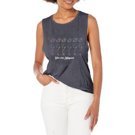 Disney Tinkerbell Magical Tink Kolsuz Denim Blue Heather Kadın Atlet