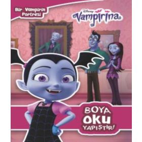 Disney Vampirina-Bir Vampirin Portresi Boya Oku Yapıştır - Kolektif