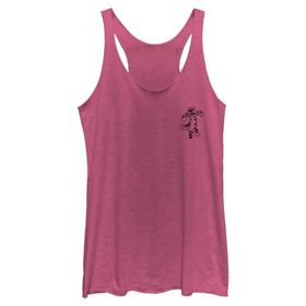 Disney Winnie the Pooh Vintage Line Tigger Racerback Pink Heather Kadın Atlet