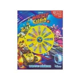 Disney Yaratıcı Minikler - Mickey ve Çılgın Yarışçılar - Kolektif