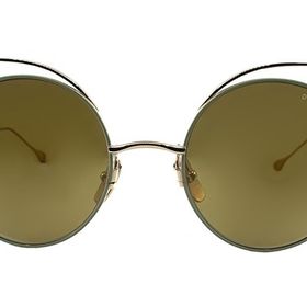 Dita 23008-B TAN GLD 52 52 Believer Gold Yuvarlak Çerçeve Kadın Güneş Gözlüğü