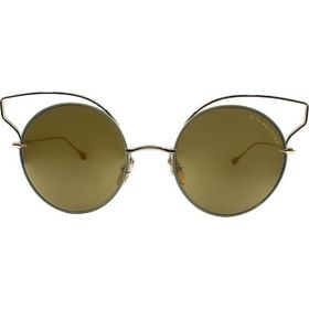 Dita 23008-B TAN GLD 52 52 Believer Gold Yuvarlak Çerçeve Kadın Güneş Gözlüğü