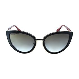 Dita DVT 302-A GLD BLK 54 54 Ditavonteese Siyah Çekik Çerçeve Kadın Güneş Gözlüğü