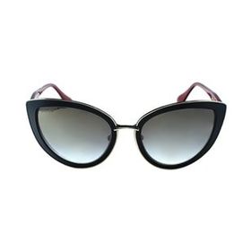 Dita DVT 302-A GLD BLK 54 54 Ditavonteese Siyah Çekik Çerçeve Kadın Güneş Gözlüğü