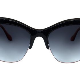 Dita DVT 304-A BLK GLD 54 54 Ditavonteese Siyah Çekik Çerçeve Kadın Güneş Gözlüğü