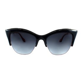 Dita DVT 304-A BLK GLD 54 54 Ditavonteese Siyah Çekik Çerçeve Kadın Güneş Gözlüğü