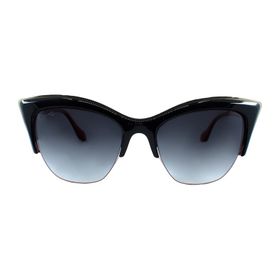 Dita DVT 304-A BLK GLD 54 54 Ditavonteese Siyah Çekik Çerçeve Kadın Güneş Gözlüğü
