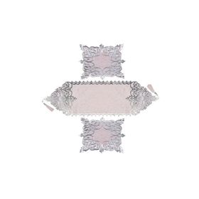 Diva Home 0031 Osmanlı Kadife Deri 3 Parça Lux Runner Set