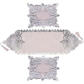 Diva Home 0032 Osmanlı Kadife Deri 3 Parça Lux Runner Set
