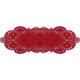 Diva Home 452453456 Kadife Lazer Kesimli Runner
