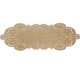 Diva Home 452453456 Kadife Lazer Kesimli Runner