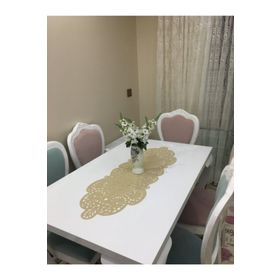 Diva Home 452453456 Kadife Lazer Kesimli Runner