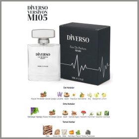 Diverso M105 EDP 50 ml Aromatik&Puslu Erkek Parfüm