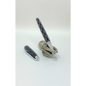 Divitpen Canvas Black Silver Roller Kalem