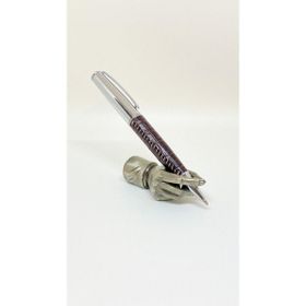 Divitpen DD2078 Silver Brownleather Tükenmez Kalem