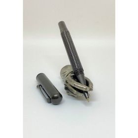Divitpen Mat Black Striped Silver Dark Roller Kalem
