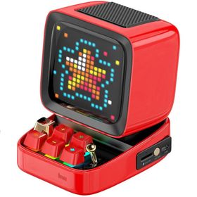Divoom 6958444603353 Ditoo Plus Kırmızı Bluetooth Hoparlör