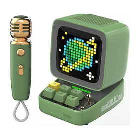 Divoom Ditoo Mic Piksel Ekranlı Karaoke Mikrofonlu Bluetooth Hoparlör