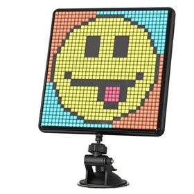 Divoom Ditoo Pro Pembe Bluetooth Hoparlör ve Pixoo Max Led Ekran Seti