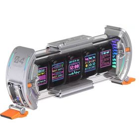 Divoom Ditoo Pro Siyah Bluetooth Hoparlör+Times Gate Dijital Led Ekran Seti