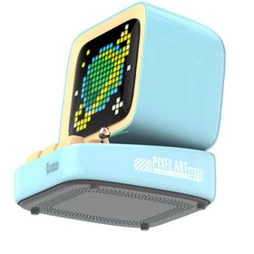 Divoom Ditoo Pro Uyarlanabilir Piksel Ekranlı Mavi Led Bluetooth Hoparlör