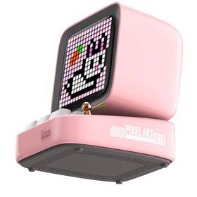 Divoom Ditoo Pro Uyarlanabilir Piksel Ekranlı Pembe Led Bluetooth Hoparlör