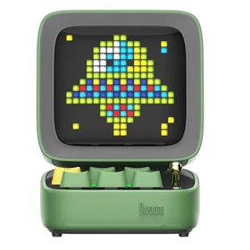 Divoom Ditoo Pro Yeşil Bluetooth Hoparlör ve Pixoo-64 LED Ekran Seti