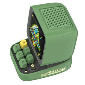 Divoom Ditoo Pro Yeşil Bluetooth Hoparlör ve Pixoo-64 LED Ekran Seti