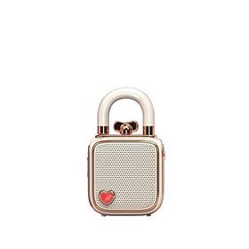Divoom Lovelock Mini Ses Kayıt Özellikli Ses Kaydedici Pembe Bluetooth Hoparlör