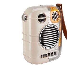 Divoom Spark Pro Çift Karaoke Mikrofonlu Beyaz Bluetooth Hoparlör