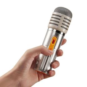 Divoom Spark Pro Çift Karaoke Mikrofonlu Beyaz Bluetooth Hoparlör